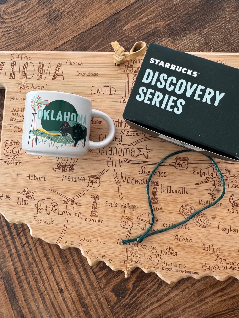 Starbucks Discovery Oklahoma Ornament with box